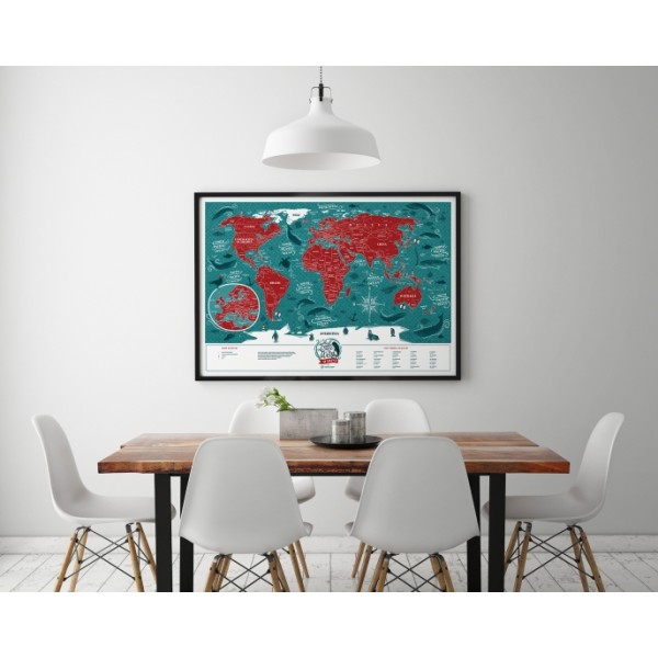

Скретч карта FOR мира Travel Maps Marine World