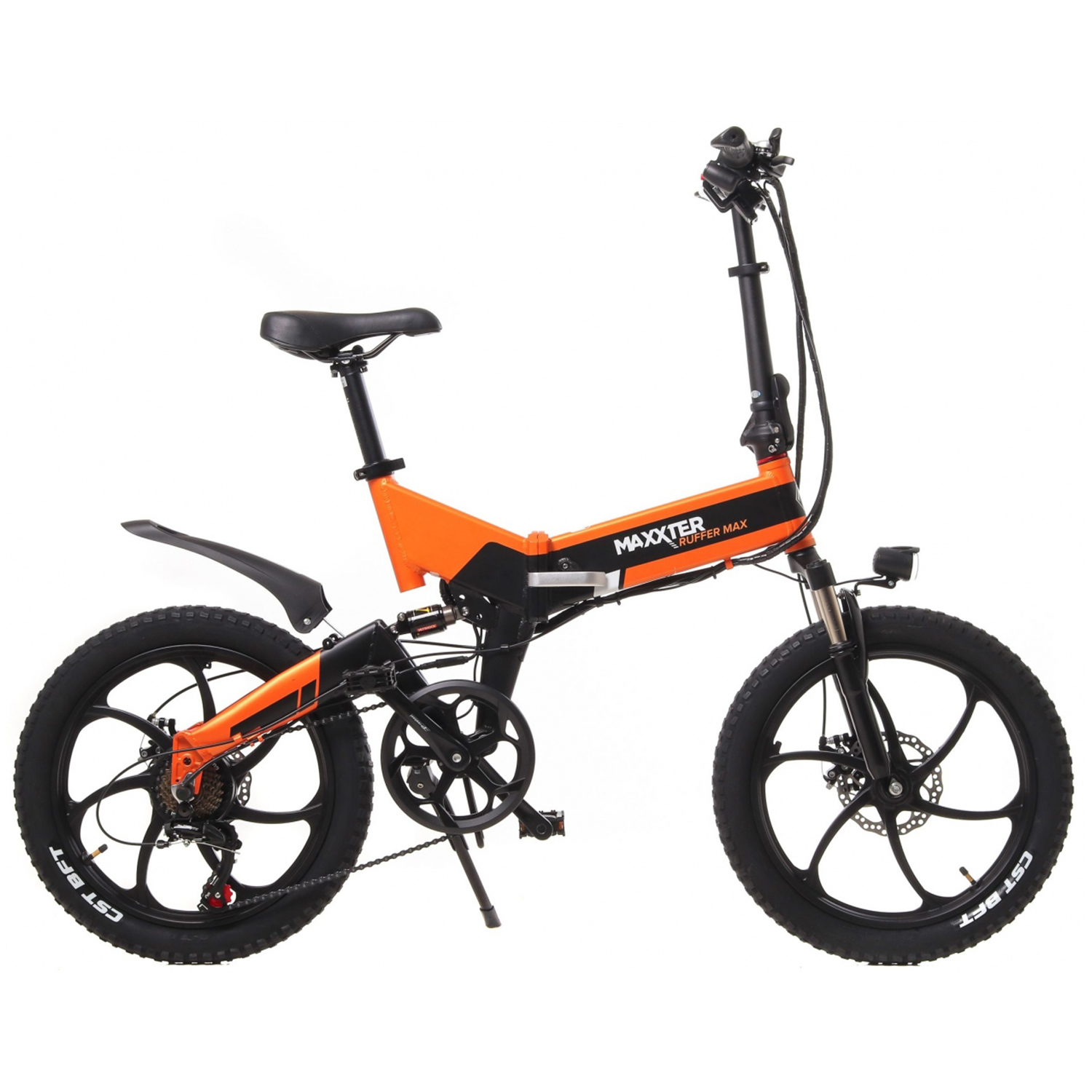 

Электровелосипед Maxxter RUFFER Max (Black-Orange) [56041]