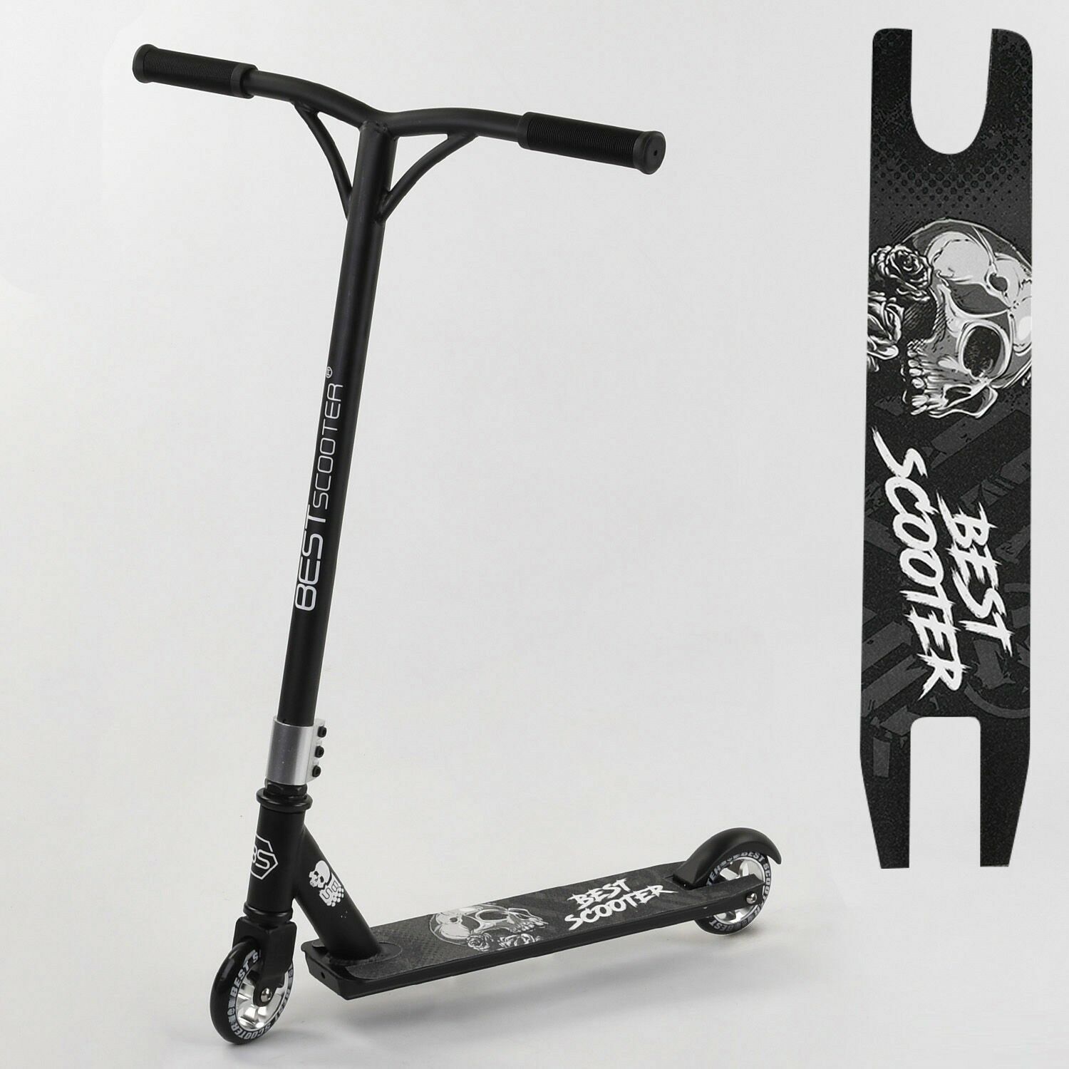 

Трюковый самокат Best Scooter 30903 Рама алюминий Черный