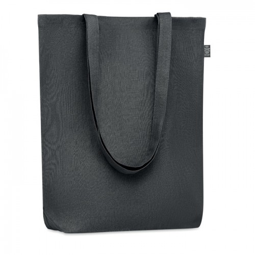 

Сумка для покупок NAIMA TOTE, 38x10х42 cм, конопляне полотно, MO616203, чорний