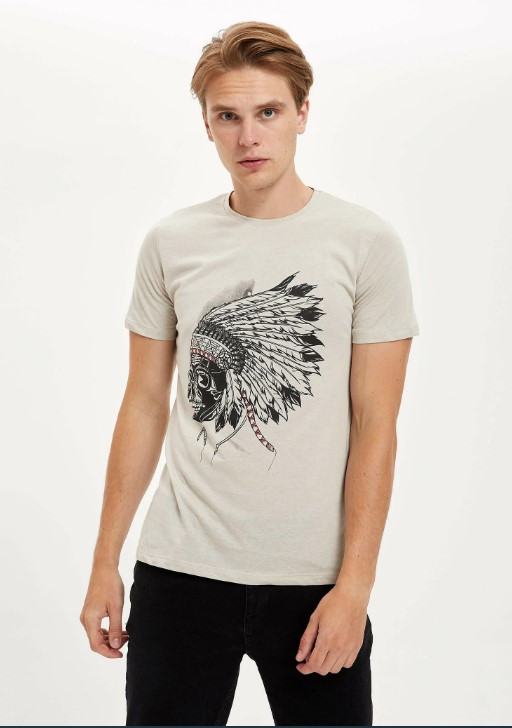 

Футболка Defacto с индейцем на груди  Бежевая (DeF T-shirt -7027-4, Футболка Defacto с индейцем на груди 2XL Бежевая (DeF T-shirt -7027-4)