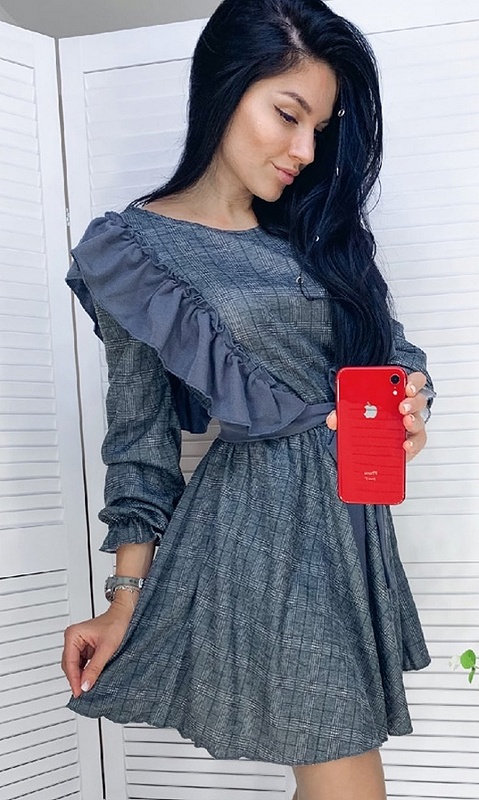 

Платье 440591/2 46/48 серый