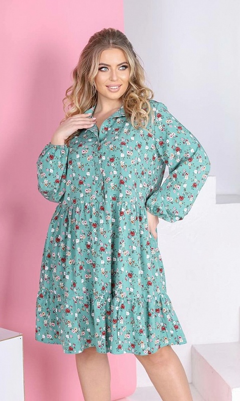 

Платье 88352/2 62/64 зеленый