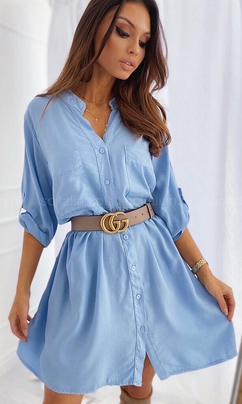 

Платье 431183/2 44/46 голубой