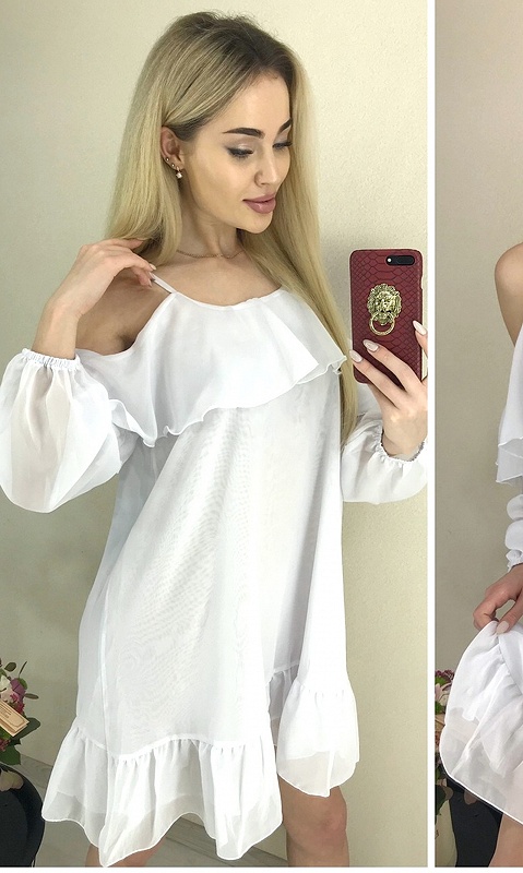 

Платье 440085/3 42/46 белый