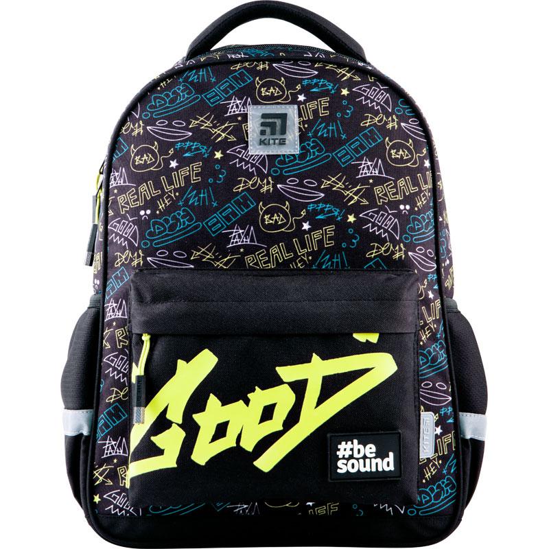 

Рюкзак Kite Education (K21-831M-3) 420 г 40x29x11,5 см 15,5 л принт, черный