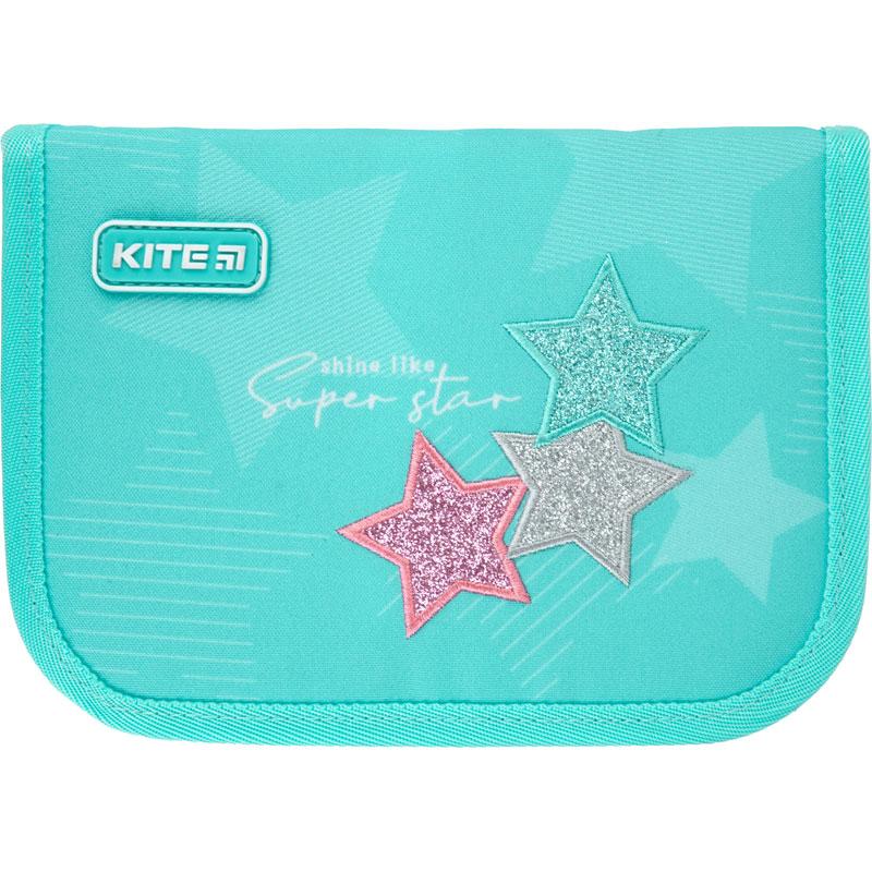 

Пенал без наполнения Kite Education Super star (K21-622-5), 1 отделение, 2 отворота 206 г 19,5x13x3,7 см
