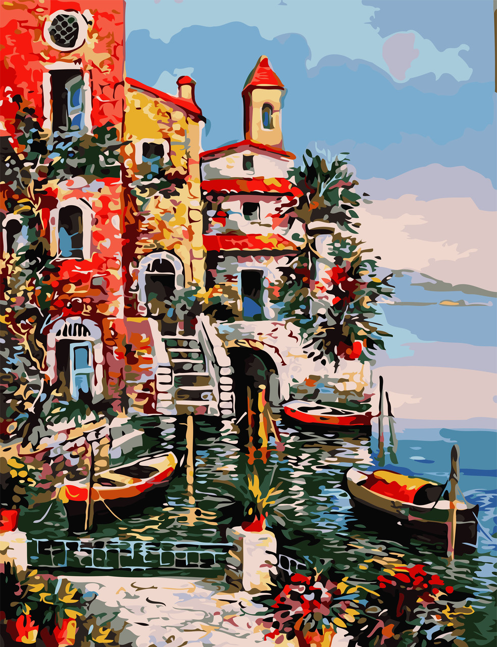 

Картина по номерам ArtStory "Южный берег" 50*65см в коробке