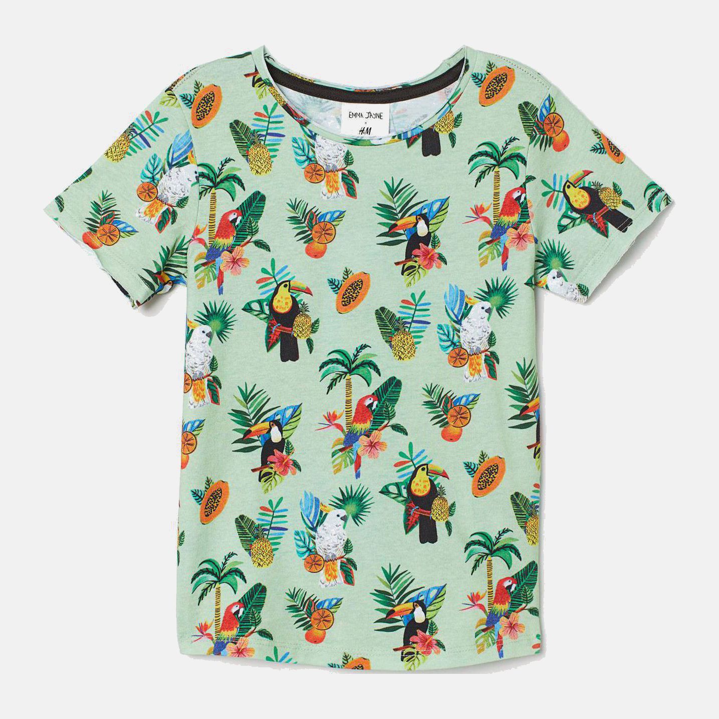 

Футболка H&M 2104-8642881 98-104 см Светло-зеленая (hm02449049233)