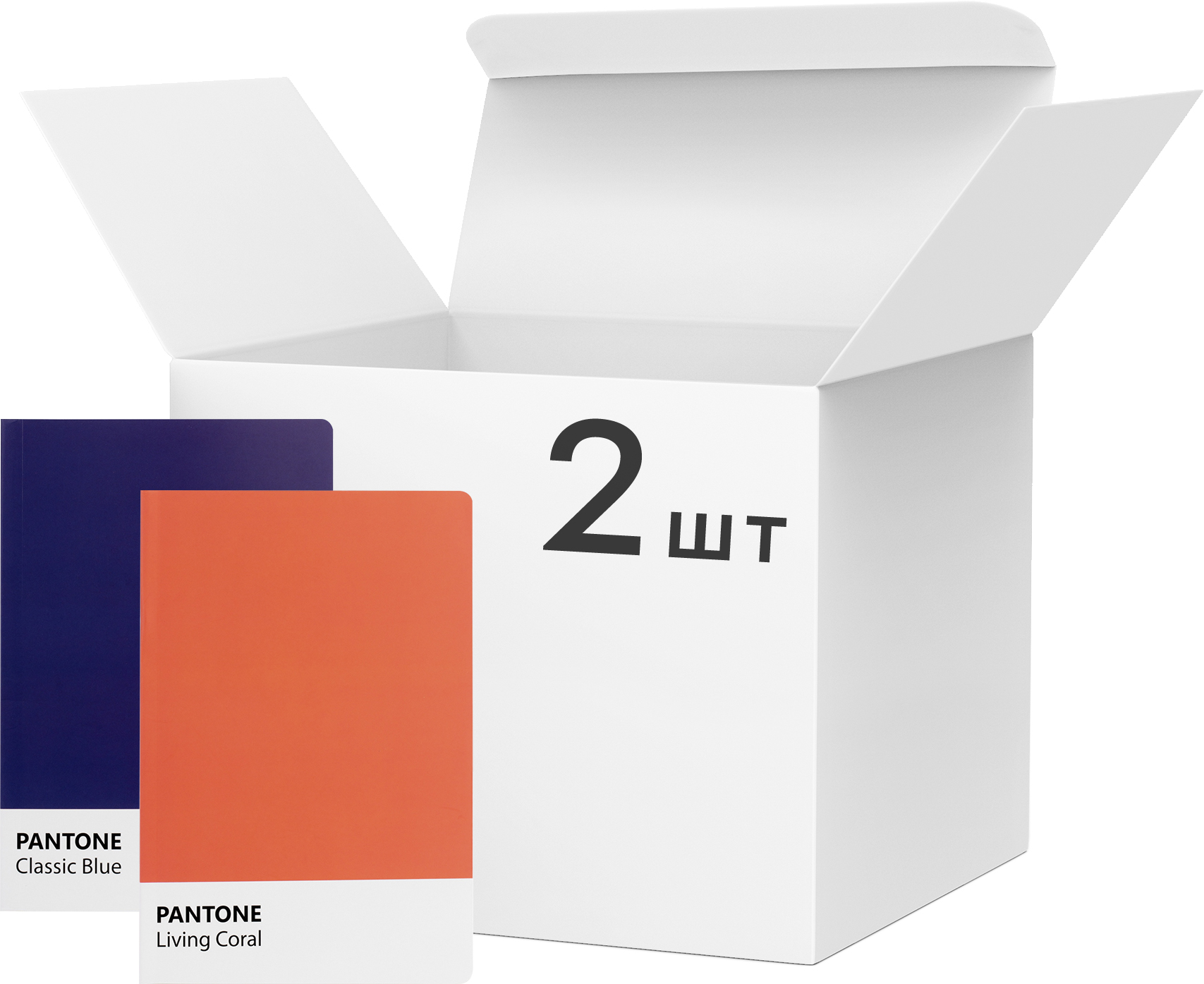 

Набор блокнотов Optima Pantone А5 в клетку 80 листов 2 шт (O20371-07)