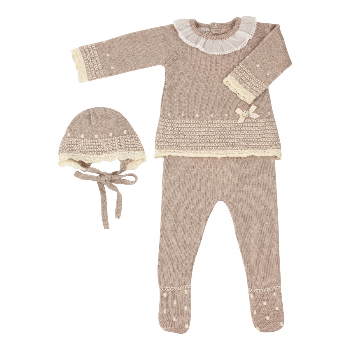 

Комплект 3 Предмета Paz Rodriguez Paz 20-21 бежевый 74 см.