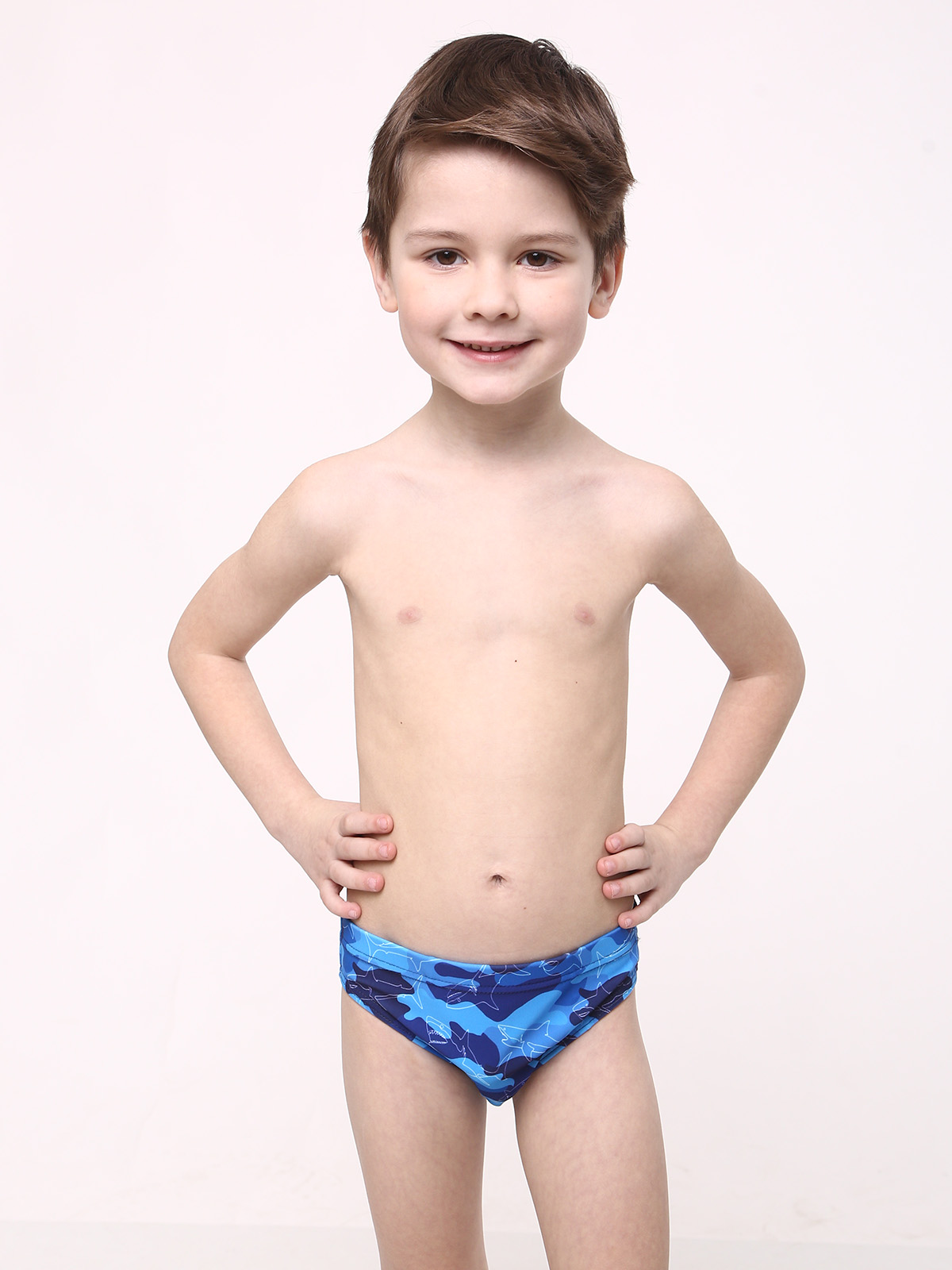 

Плавки Keyzi 128 Синий-рисунок Shark 21 small slip