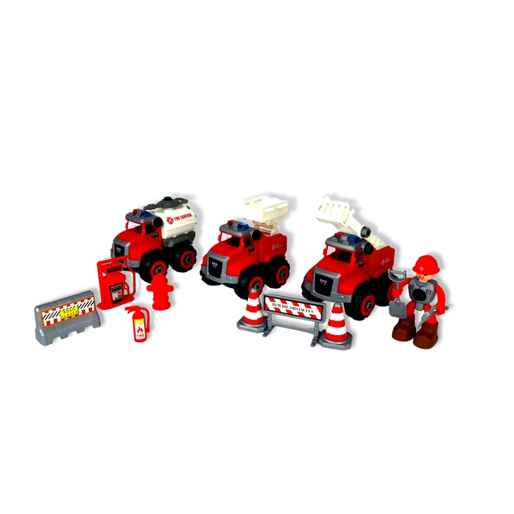 

Детский набор спецтехники A-Toys с инструментами “Пожарная машина”