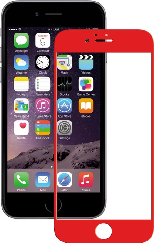 

Защитное стекло Mocolo Full Cover Tempered Glass для Apple iPhone 6/6s Red