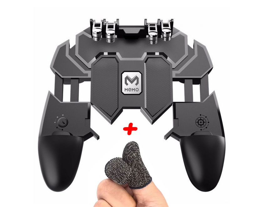 

Игровой геймпад AK66 black триггеры, курки, джойстик для PUBG mobile, Call Of Duty, Fortnite