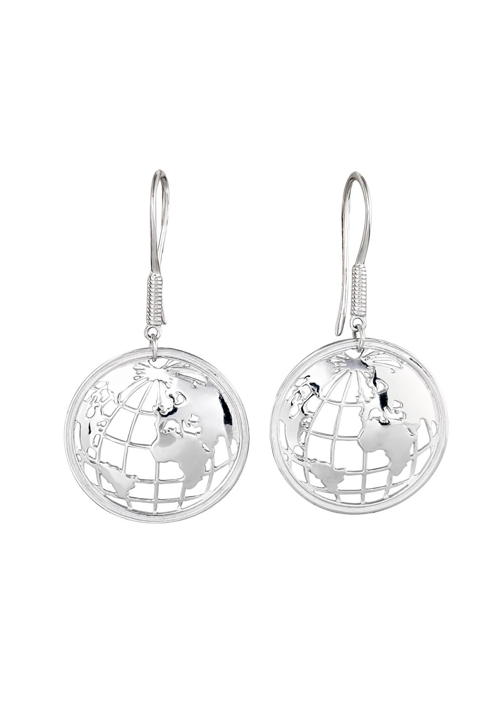 

Серебряные серьги висюльки с французским замком HARMONY с23221 бел с23221