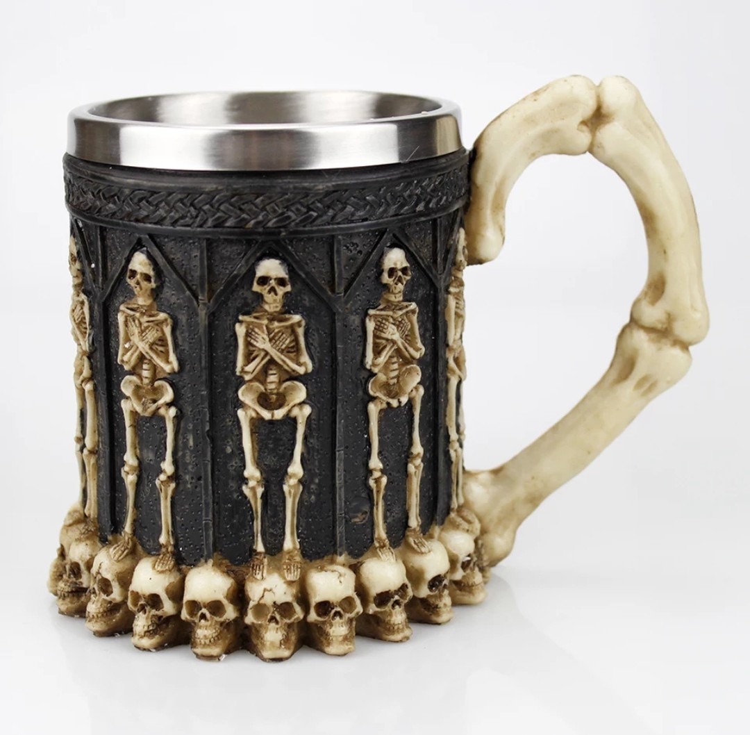 

Чашка черепа мертвецы, с декором, 400 мл