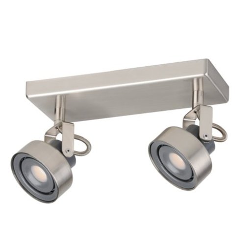 

Спот накладний Inspire LED POROS 2*3.8W 520LM нікель 11643821