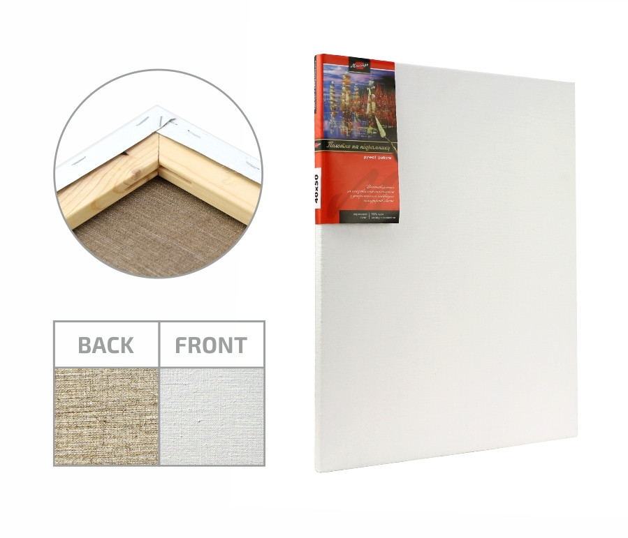 

Холст на подрамнике Rosa 105x140 см акрил среднее зерно лён галер. натяжка (4820149882567)