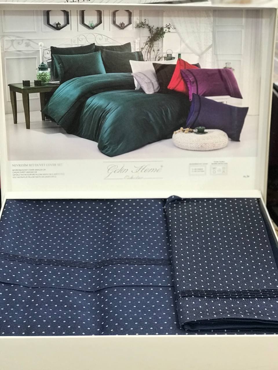 

Комплект турецкого постельного белья Gelin Home шелк