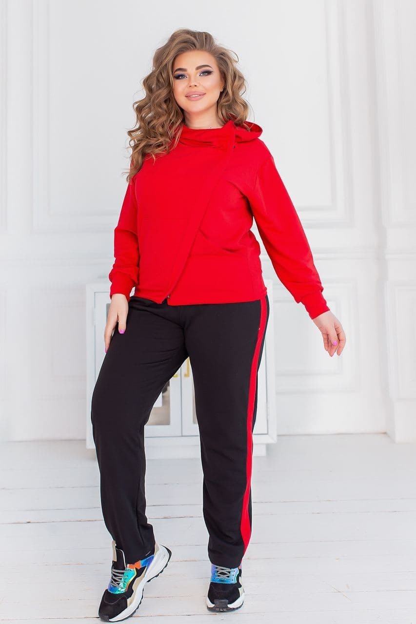 

Костюм Ellis Plus Size 4197 Красный 48-50