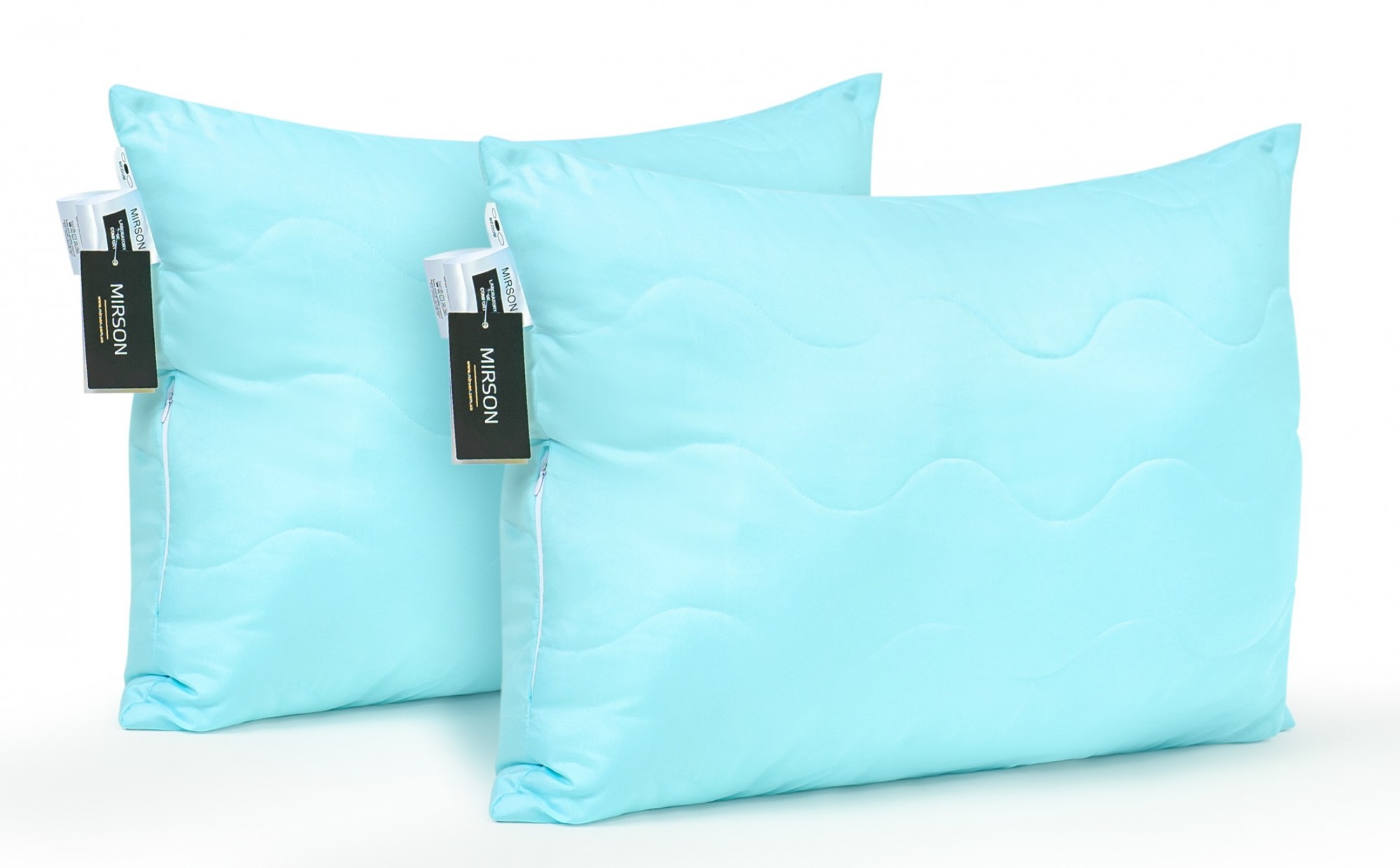

Набор антиалергенных подушек MirSon с Тенсель №1607 Eco Light Blue средние