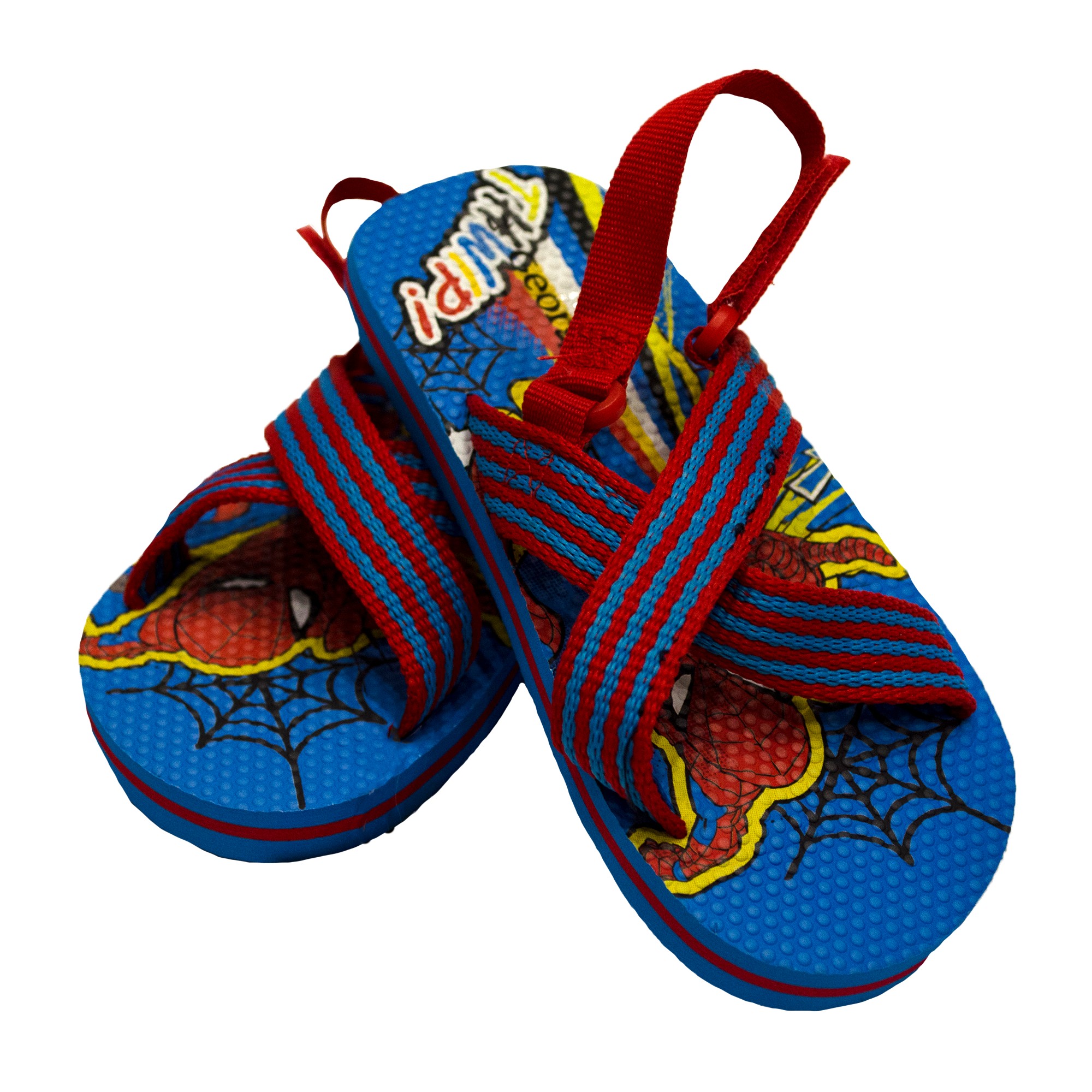 

Сандали для мальчика ( 1 шт ) George синего с красным цвета верх текстиль Человек паук 22р. (14см) 1359