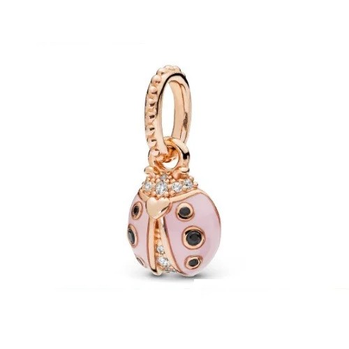 

Серебряный Шарм-Подвеска Пандора Rose Счастливая Божья Коровка #387909EN160