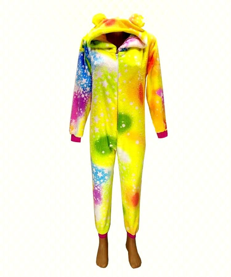 

Пижама Кигуруми детский на молнии с капюшоном Золушка Звездная Радуга 30 р. Разноцветный (zolk_250-02-30)