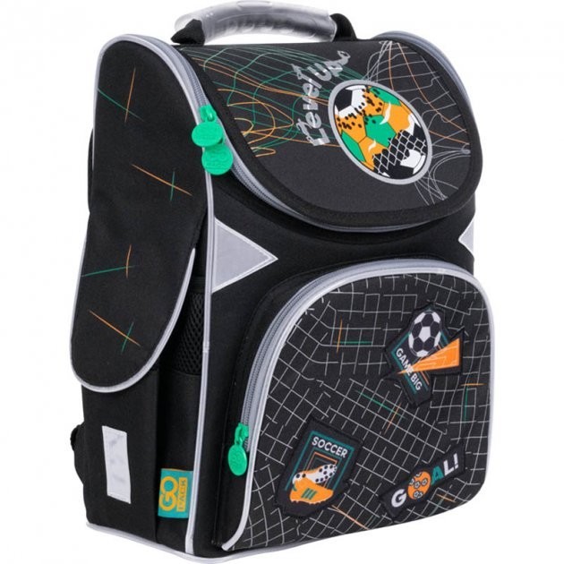

Рюкзак каркасный GoPack для мальчиков, с ортопедической спинкой Level up GO21-5001S-11