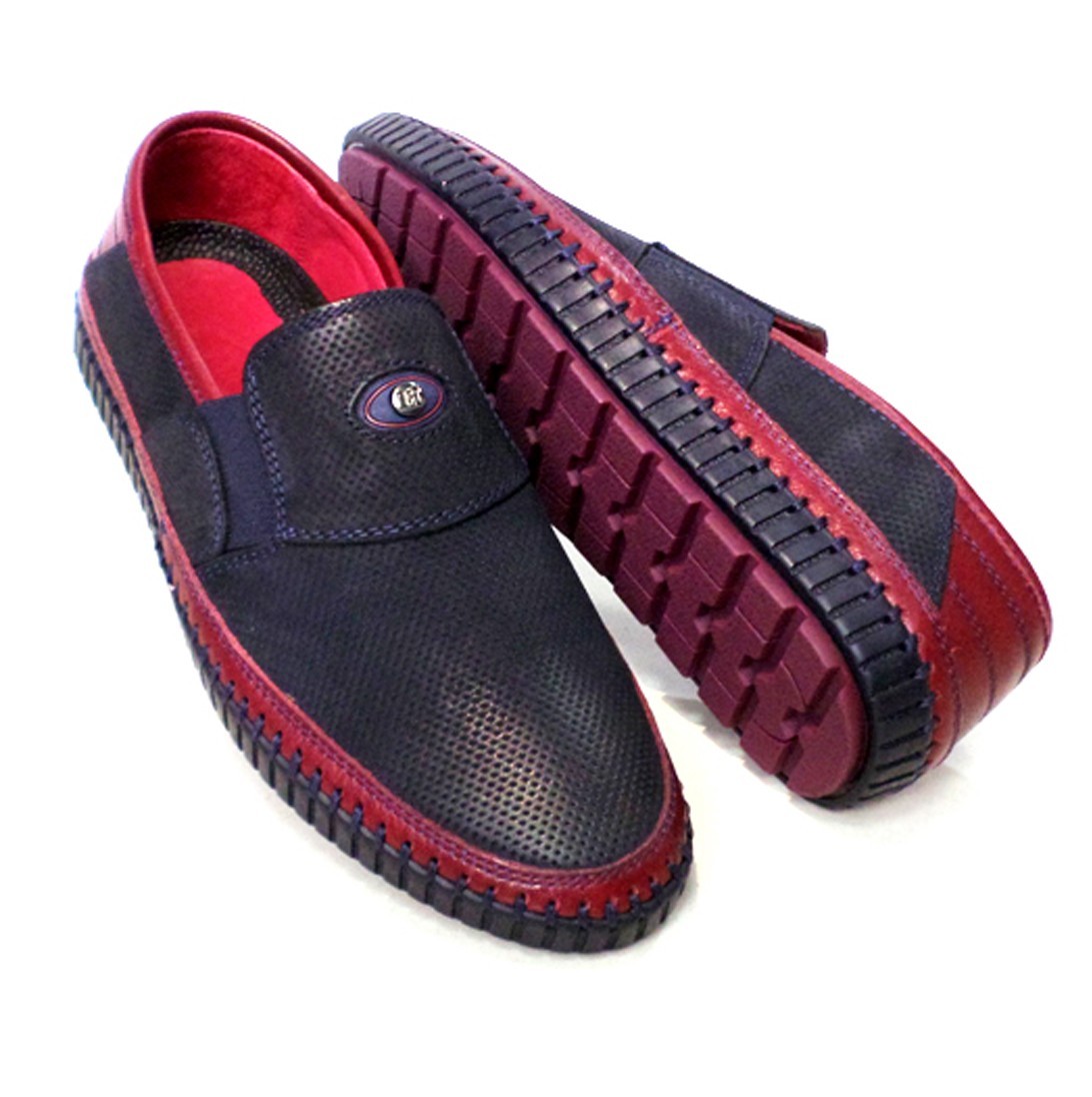 

Мокасины мужские Luciano Bellini 44 29,5 см. синие 6621