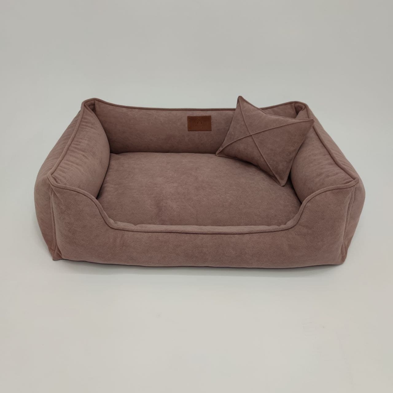 

Лежак для собак Mamo pets Comfortable Divotex Omega Велюр L (90x60x22) Rose