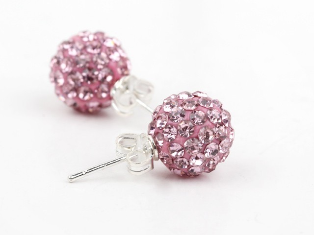 

Серьги розовый шарик Viennois E1883_2