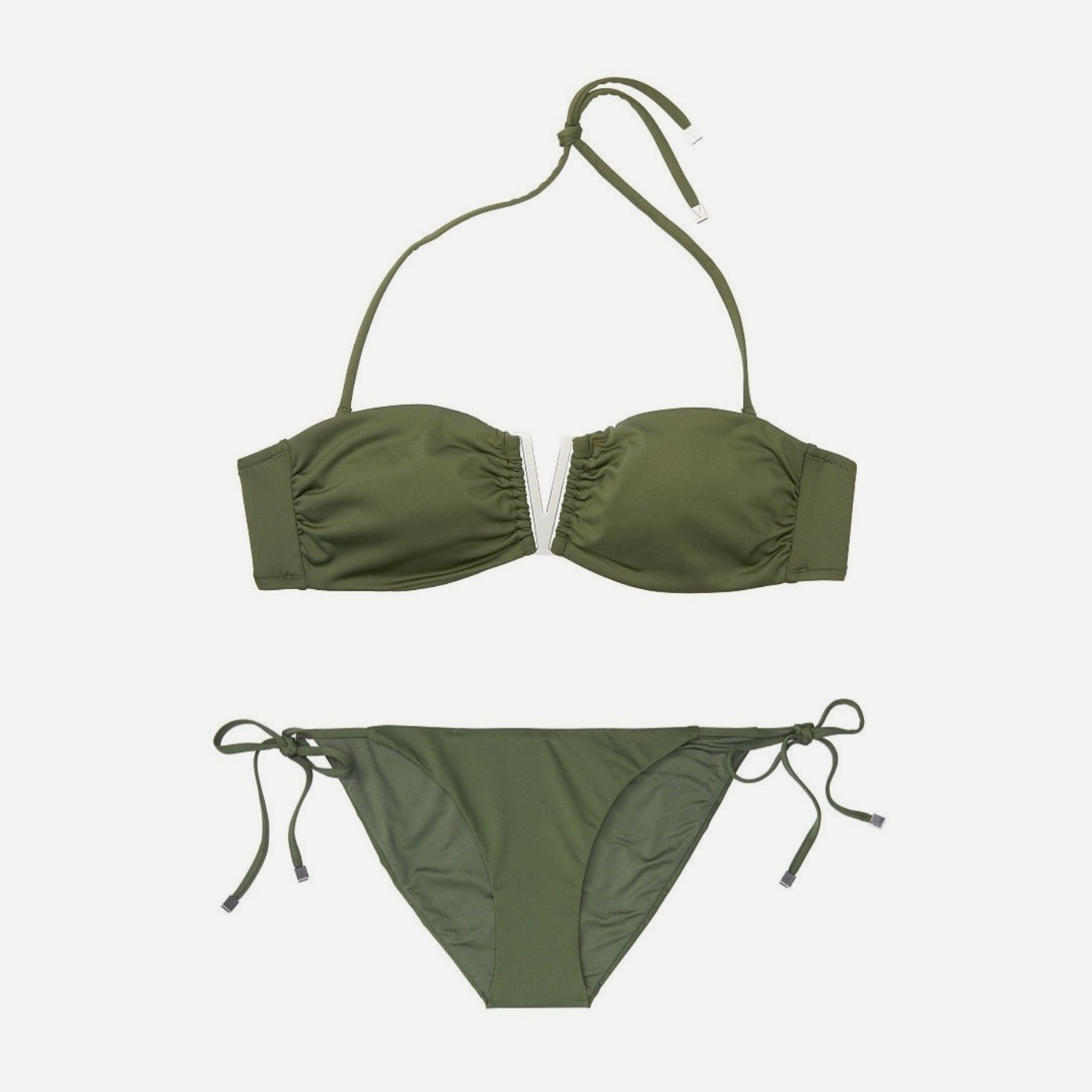 

Раздельный купальник Victoria's Secret 758502106 M Хаки