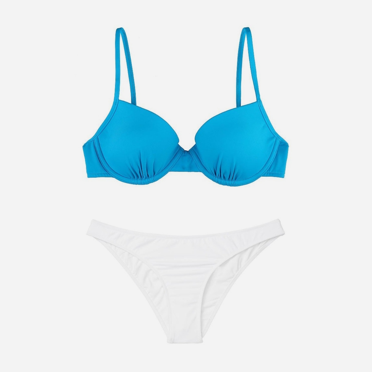

Раздельный купальник Victoria's Secret 761935146 / Голубой/Белый, Раздельный купальник Victoria's Secret 761935146 34C/L Голубой/Белый