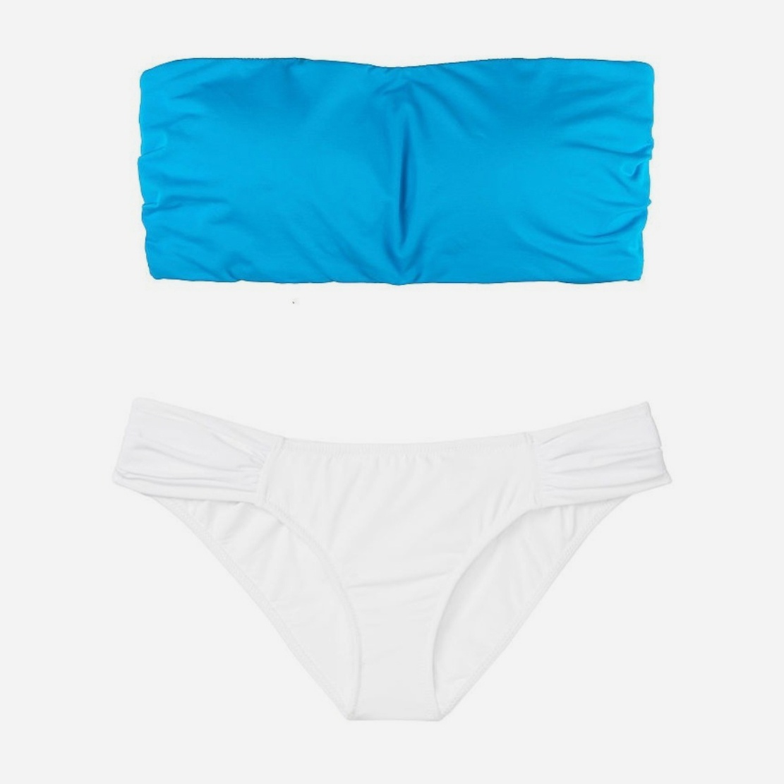 

Раздельный купальник Victoria's Secret 271911288 S/XS Голубой/Белый
