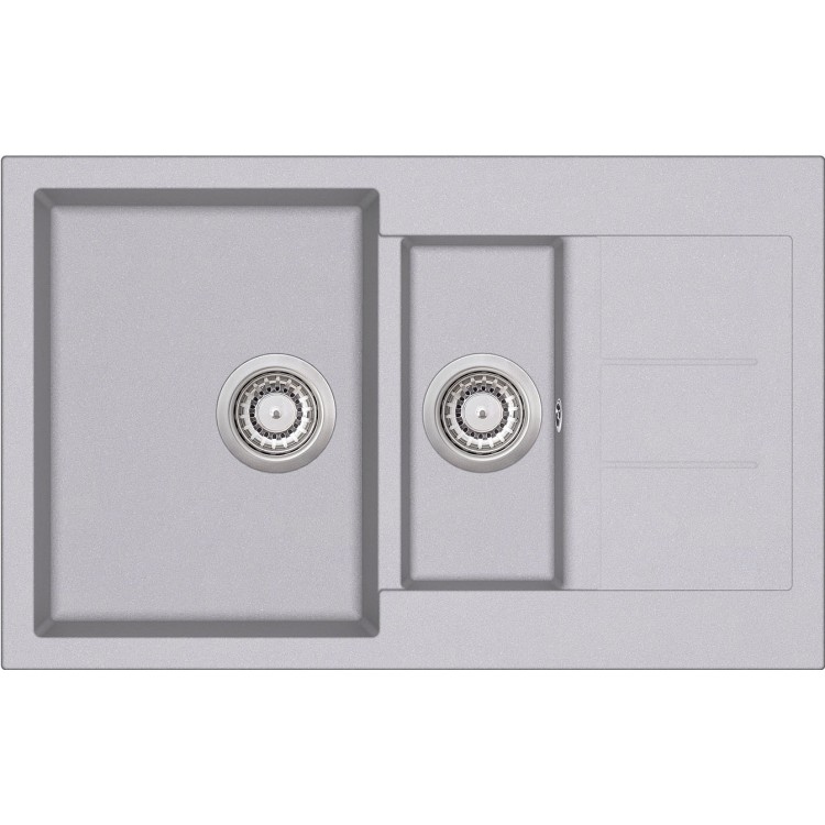 

Кухонная мойка AquaSanita Tesa SQT151W-202 (Alumetallic - Cold grey )