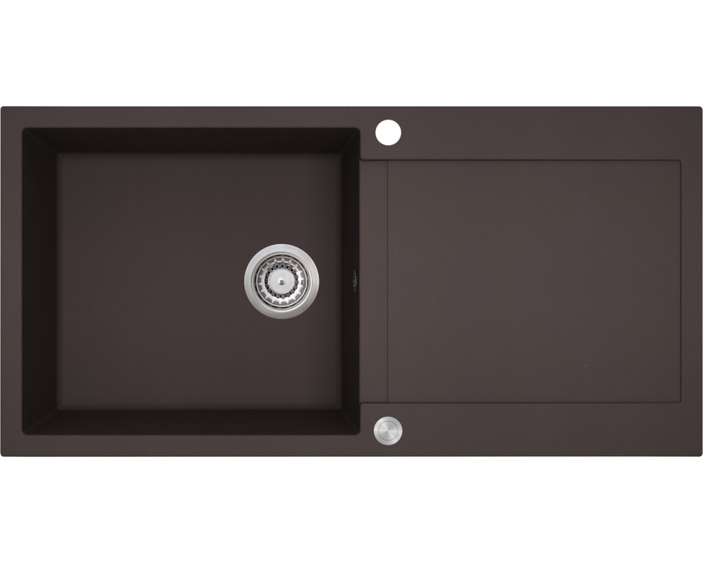 

Кухонная мойка AquaSanita Tesa Plus SQT103AWP-120 (Сerrus - Dark brown)
