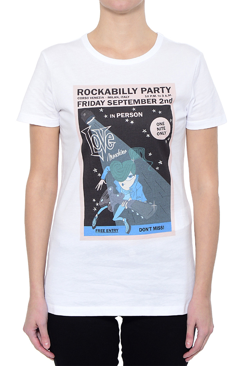 

Футболка Moschino Love  Белый (4F7323M3517 A00, Футболка Moschino Love 42 Белый (4F7323M3517 A00-42)