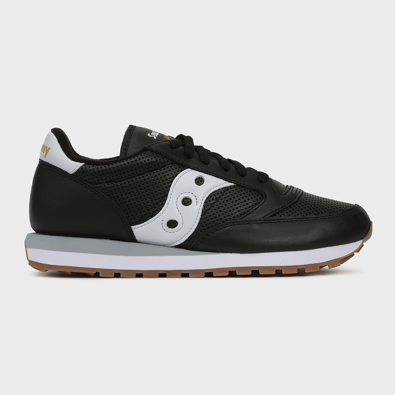 

Кроссовки мужские Saucony Jazz Original Leather 70461-1s 46 29.5 см Black/White черные с белым