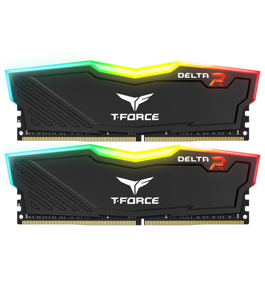 

Модуль памяти DDR4 2x4GB/2400 Team T-Force Delta Black RGB (TF3D48G2400HC15BDC01)