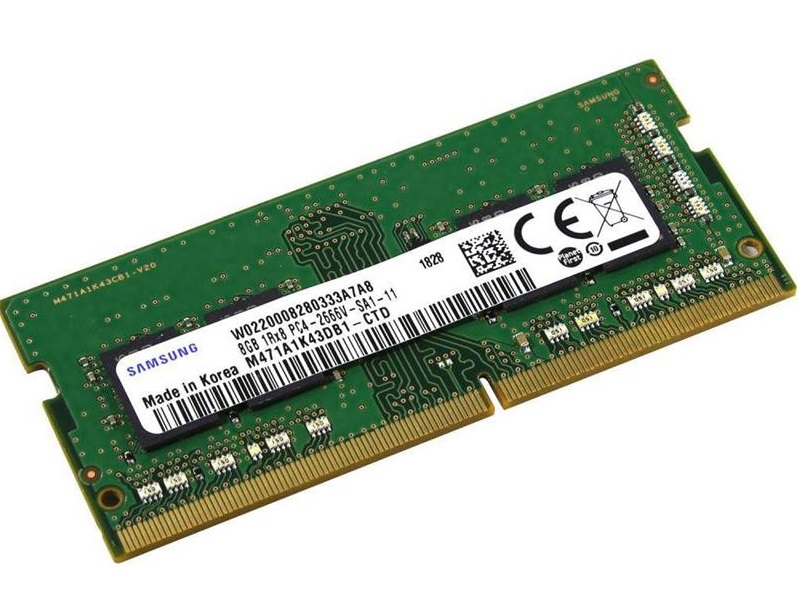 

Модуль памяти SO-DIMM 8GB/2666 DDR4 Samsung (M471A1K43DB1-CTD)