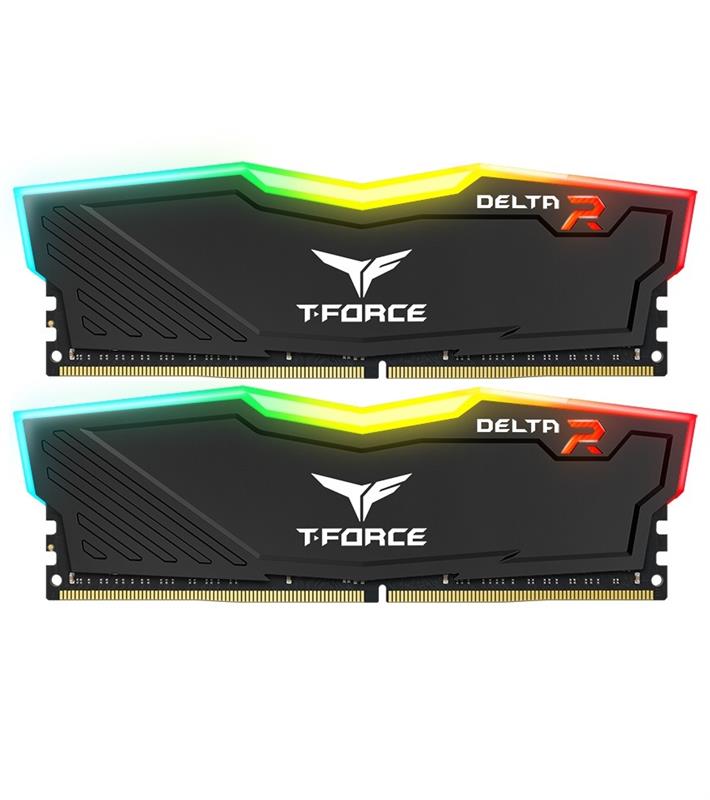 

Модуль памяти DDR4 2x16GB/2400 Team T-Force Delta Black RGB (TF3D432G2400HC15BDC01)