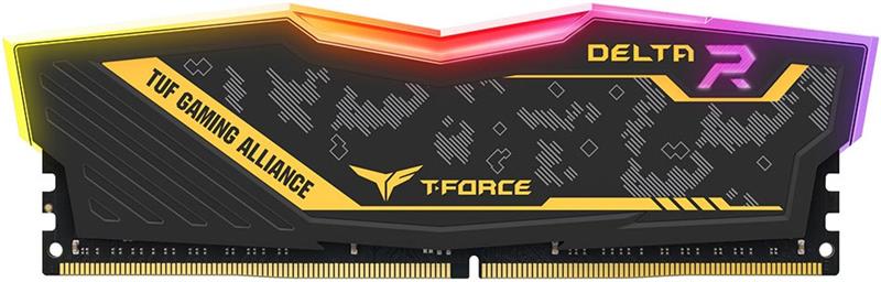 

Модуль памяти DDR4 8GB/3200 Team T-Force Delta TUF Gaming RGB (TF9D48G3200HC16C01)