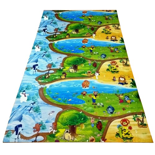 

Коврик детский игровой развивающий Мультики 120х200см толщина 8мм(PPE072)