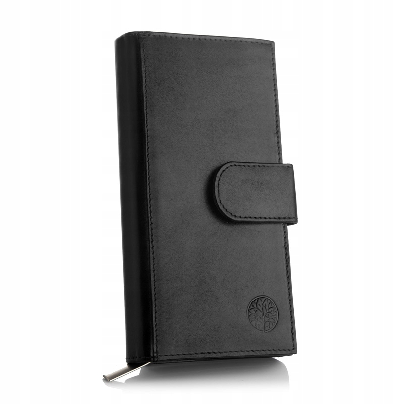 

Женский кожаный кошелёк Betlewski с защитой RFID 18 х 10 х 3,5 см (BPD-DZ-17) чёрный