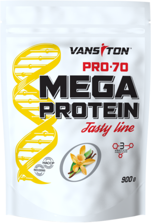 

Mega Protein Pro 70 Vansiton /30 servings/ Vanila 900 г