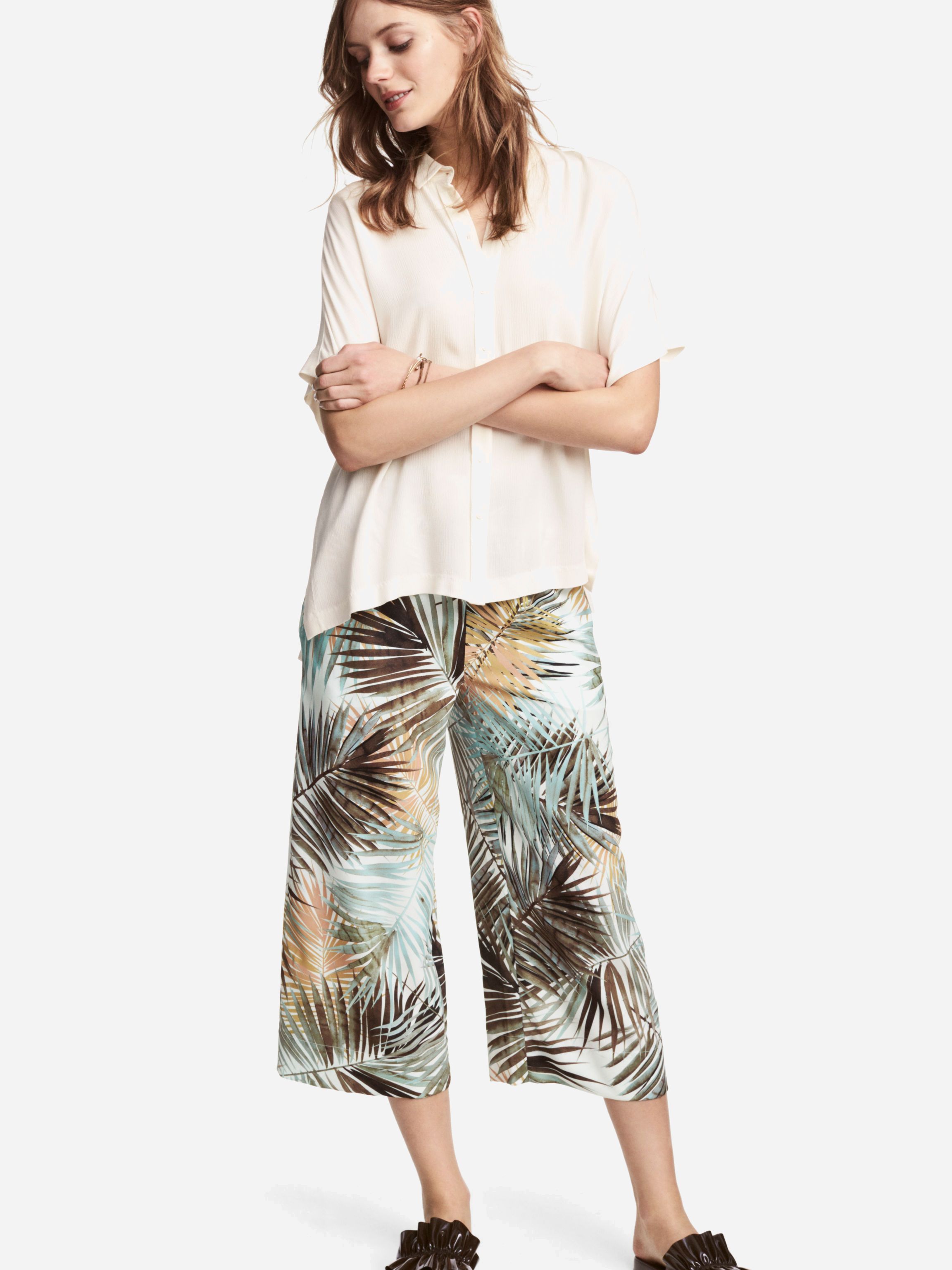 

Брюки H&M 4908325 44 Белые