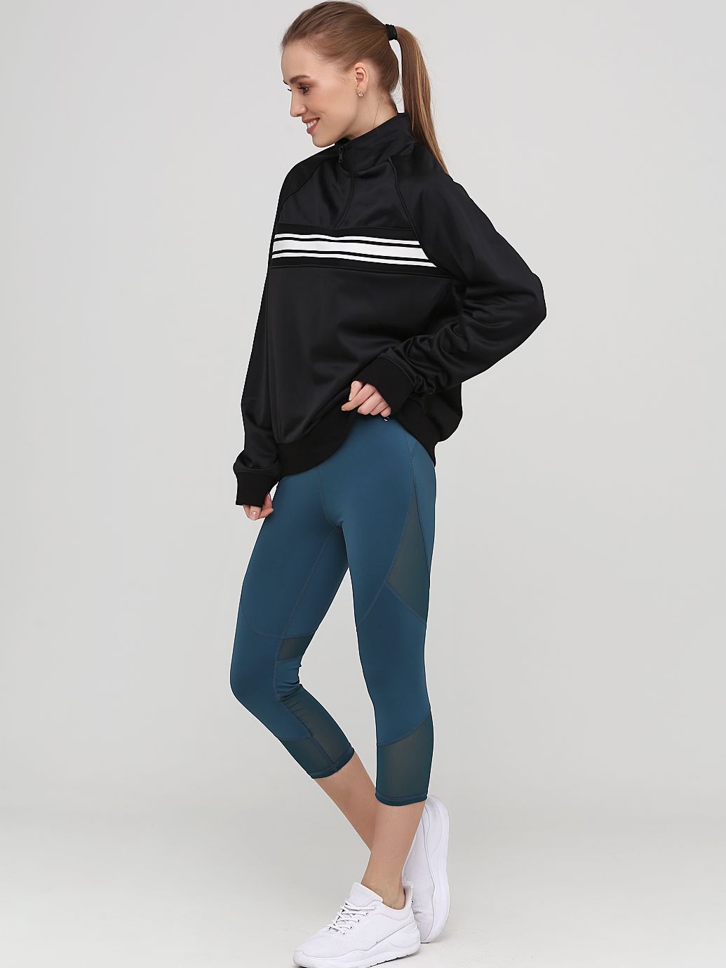 

Спортивные капри H&M 4954745 M Темно-бирюзовые