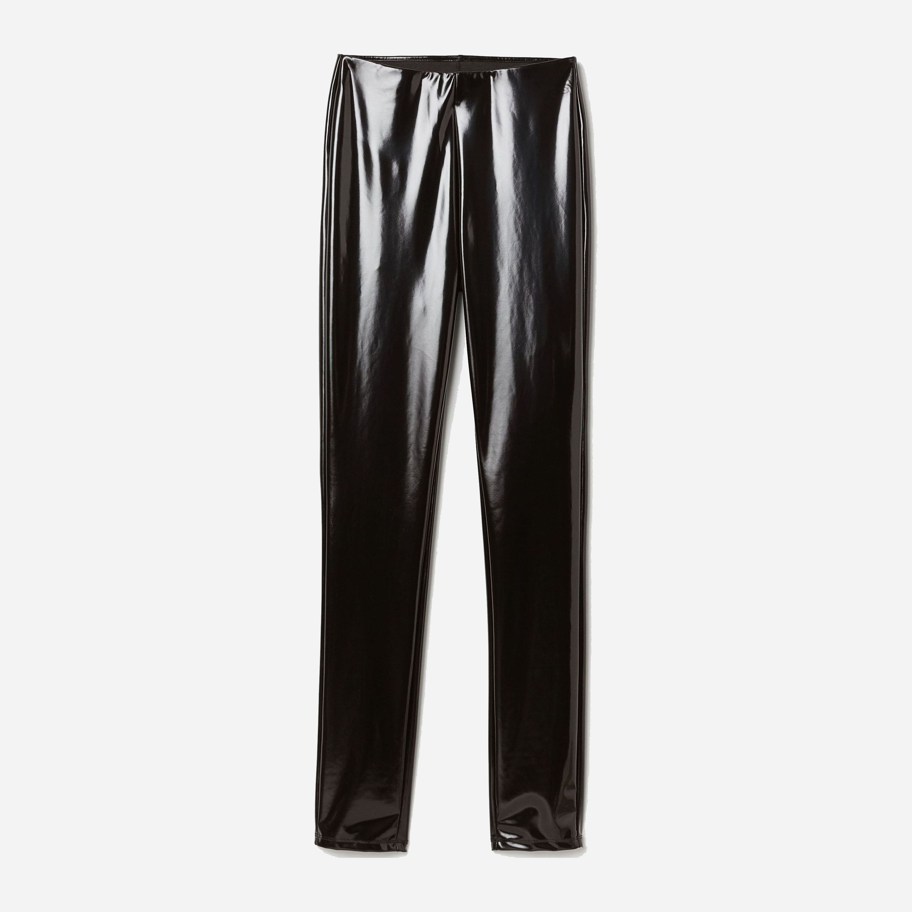 

Брюки из искусственной кожи H&M 5299530 44 Черные